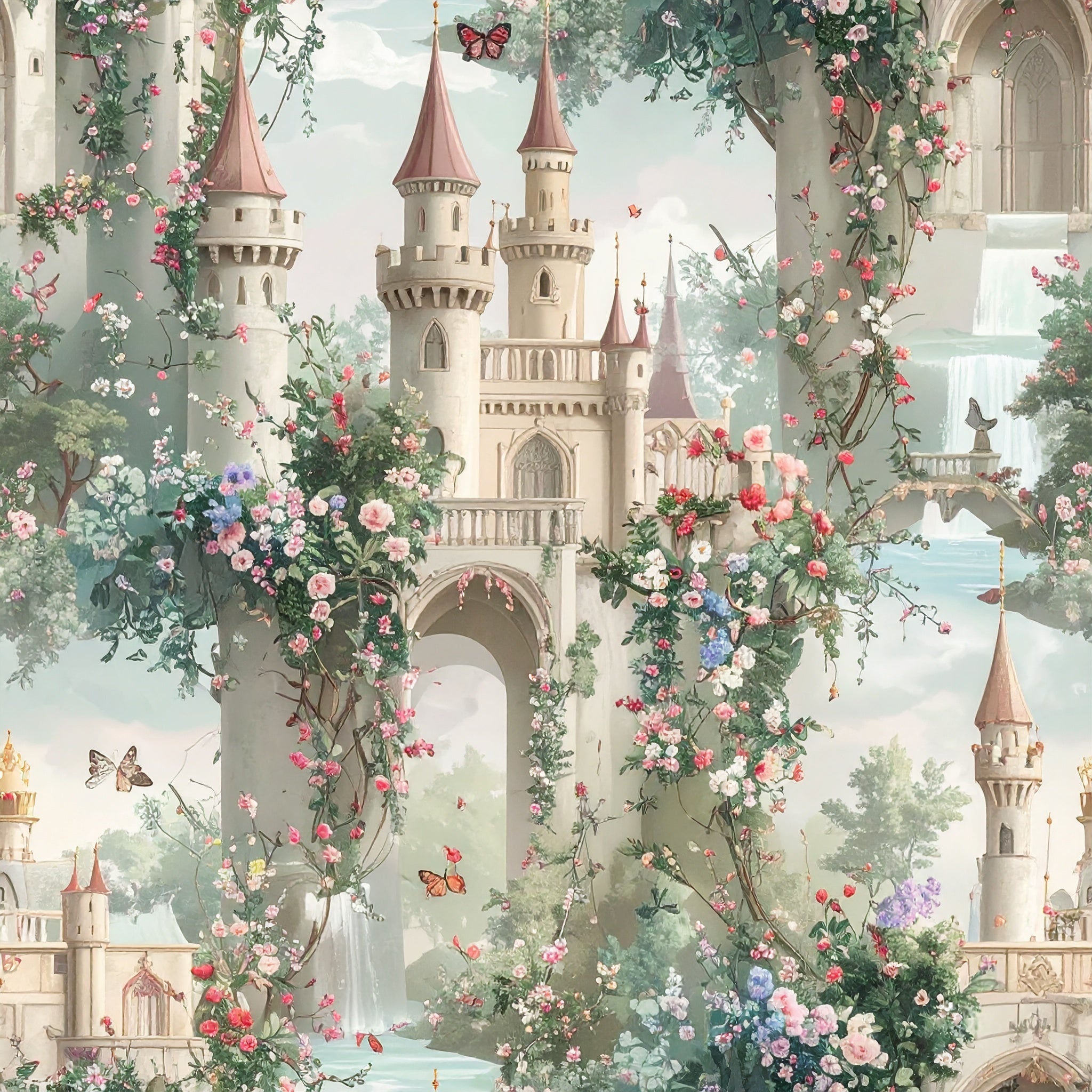 Princess Garden Kingdom Wallpaper