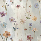 Rainy Window Botanicals Wallpaper