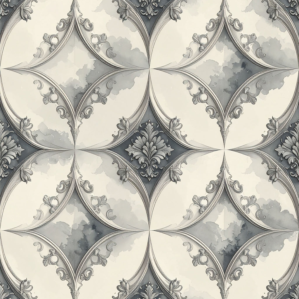 Rhythmic Ogee Wallpaper