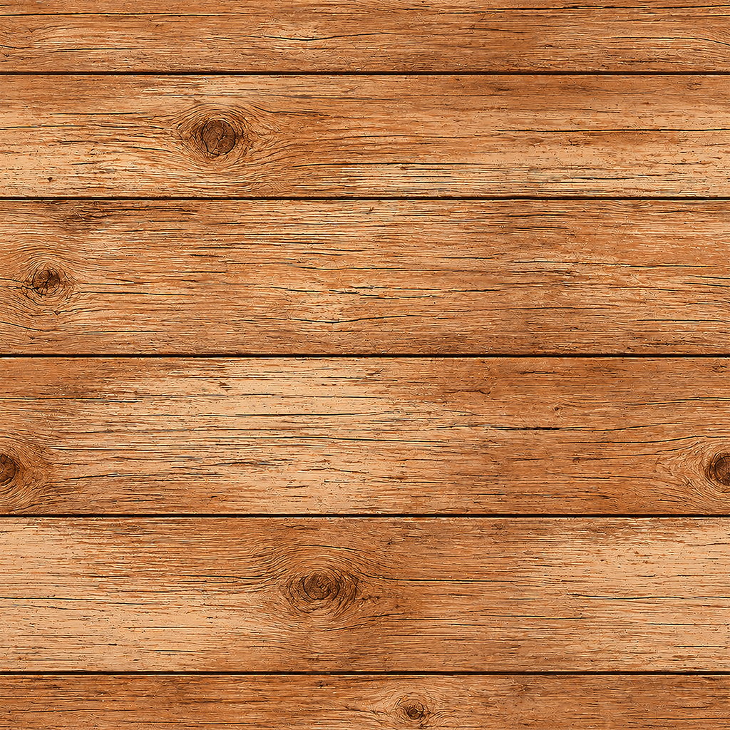 Rustic Wood Panel Illusion Wallpaper