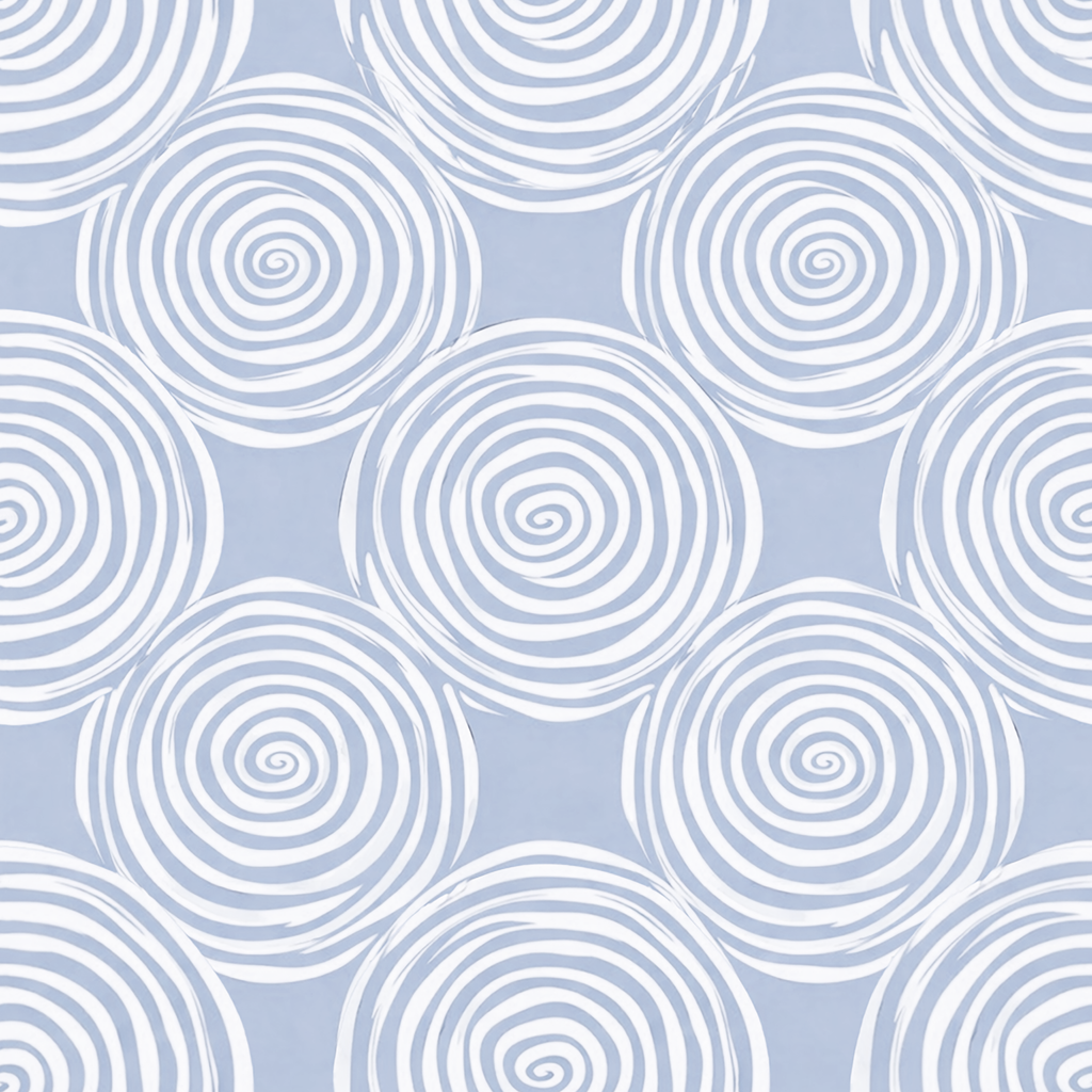Seafoam Spiral Grid Wallpaper