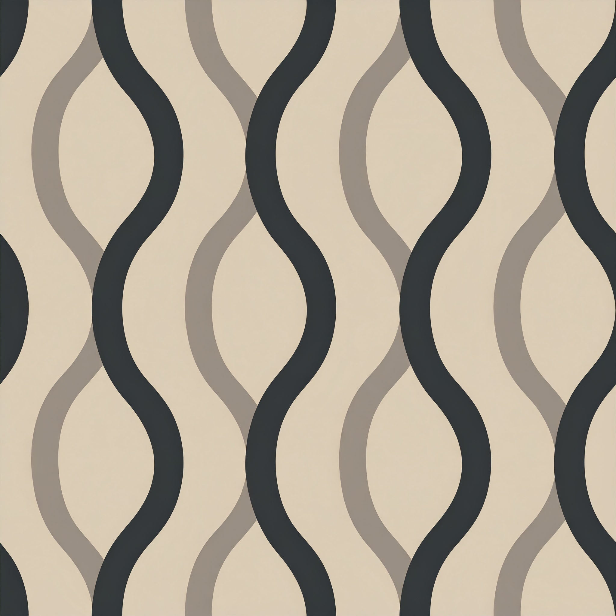 Serpentine Mirror Flow Wallpaper