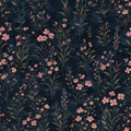 Shadow Bloom Tapestry Wallpaper