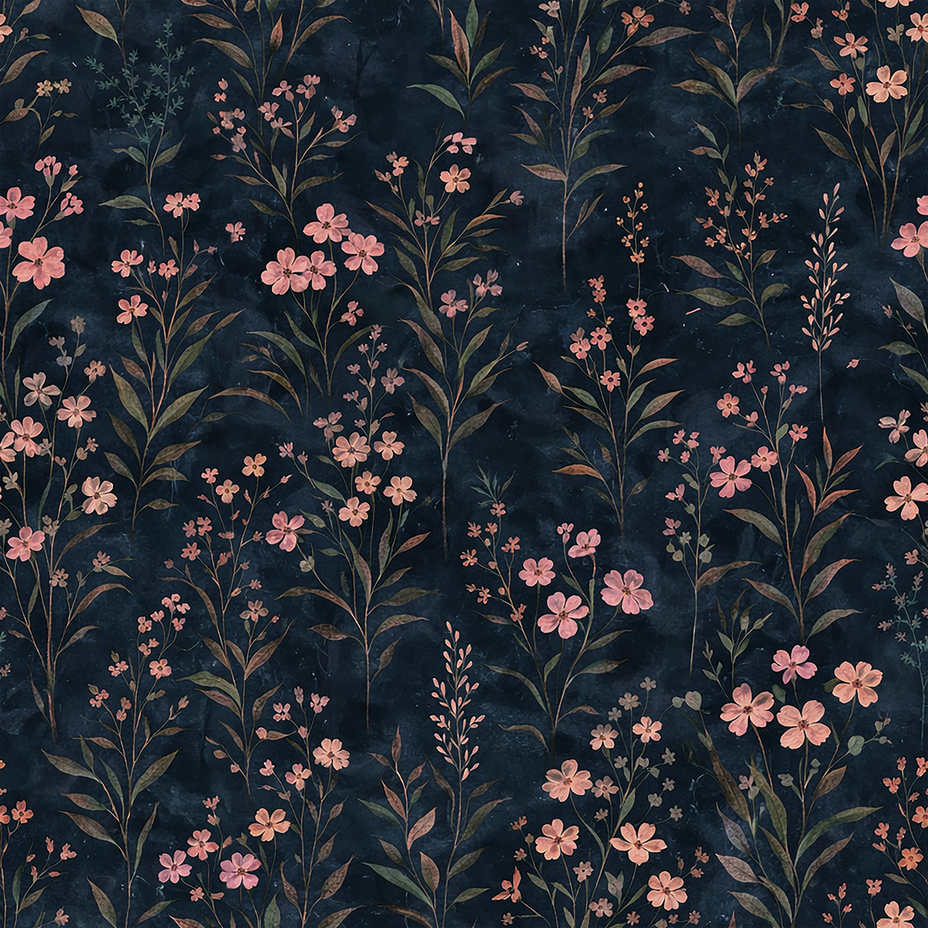 Shadow Bloom Tapestry Wallpaper