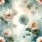 Soft Bloom Waterveil Wallpaper