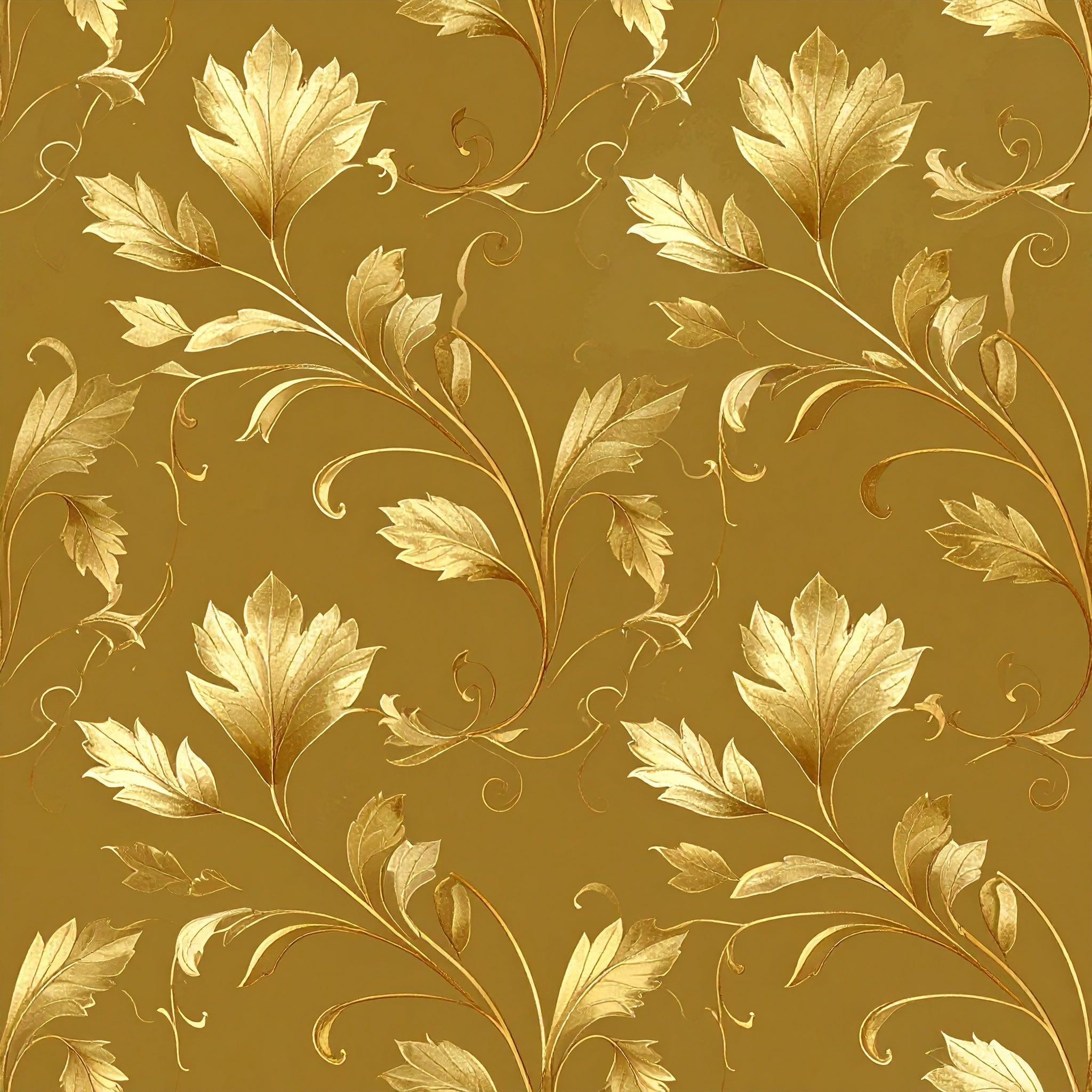 Soft Vine Scrolls Wallpaper