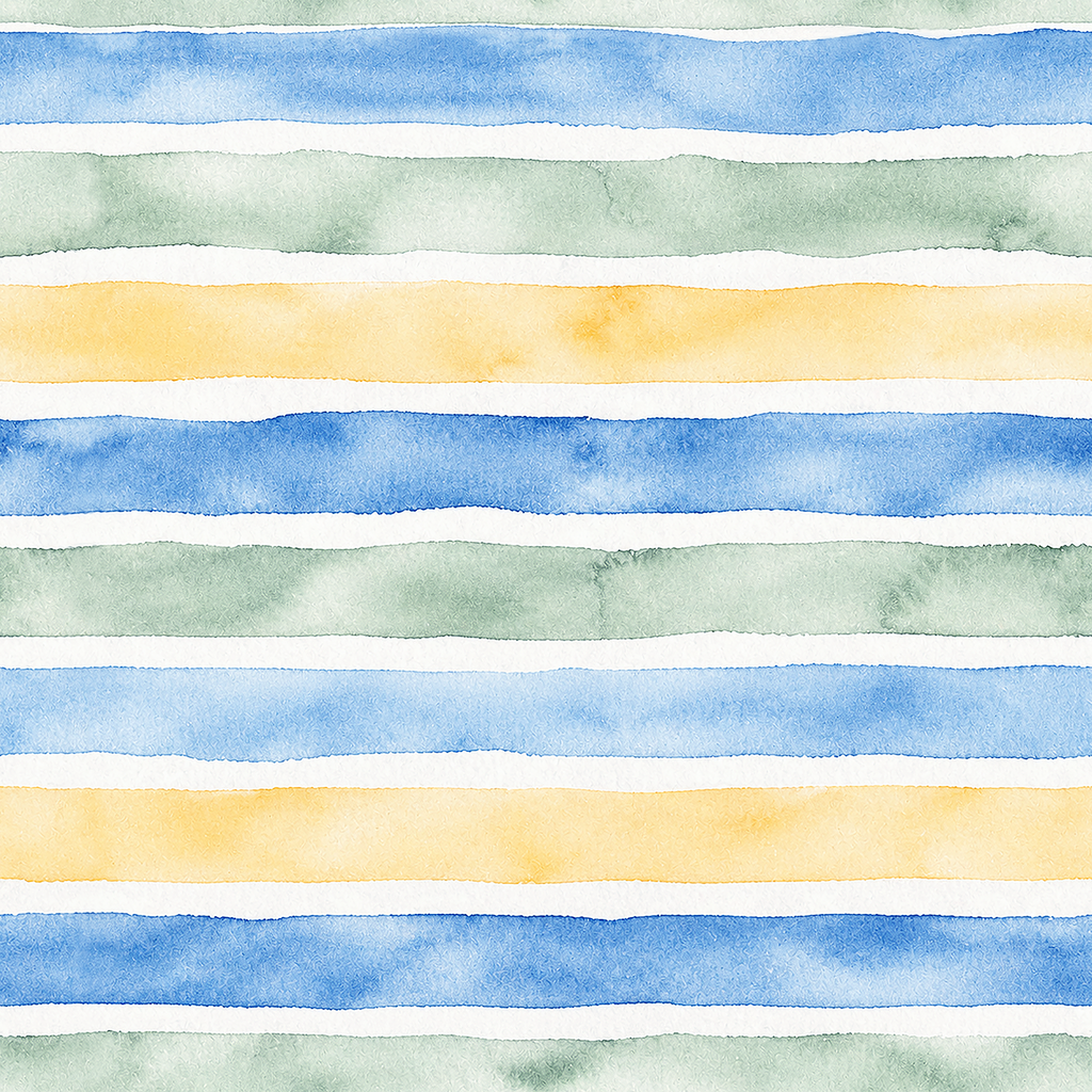Soft Watercolor Stripes Wallpaper
