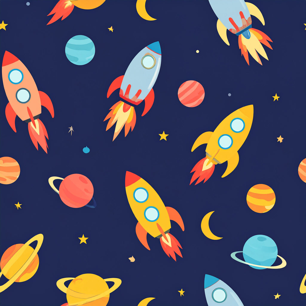 Space Adventure Flow Wallpaper