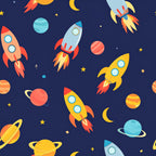 Space Adventure Flow Wallpaper