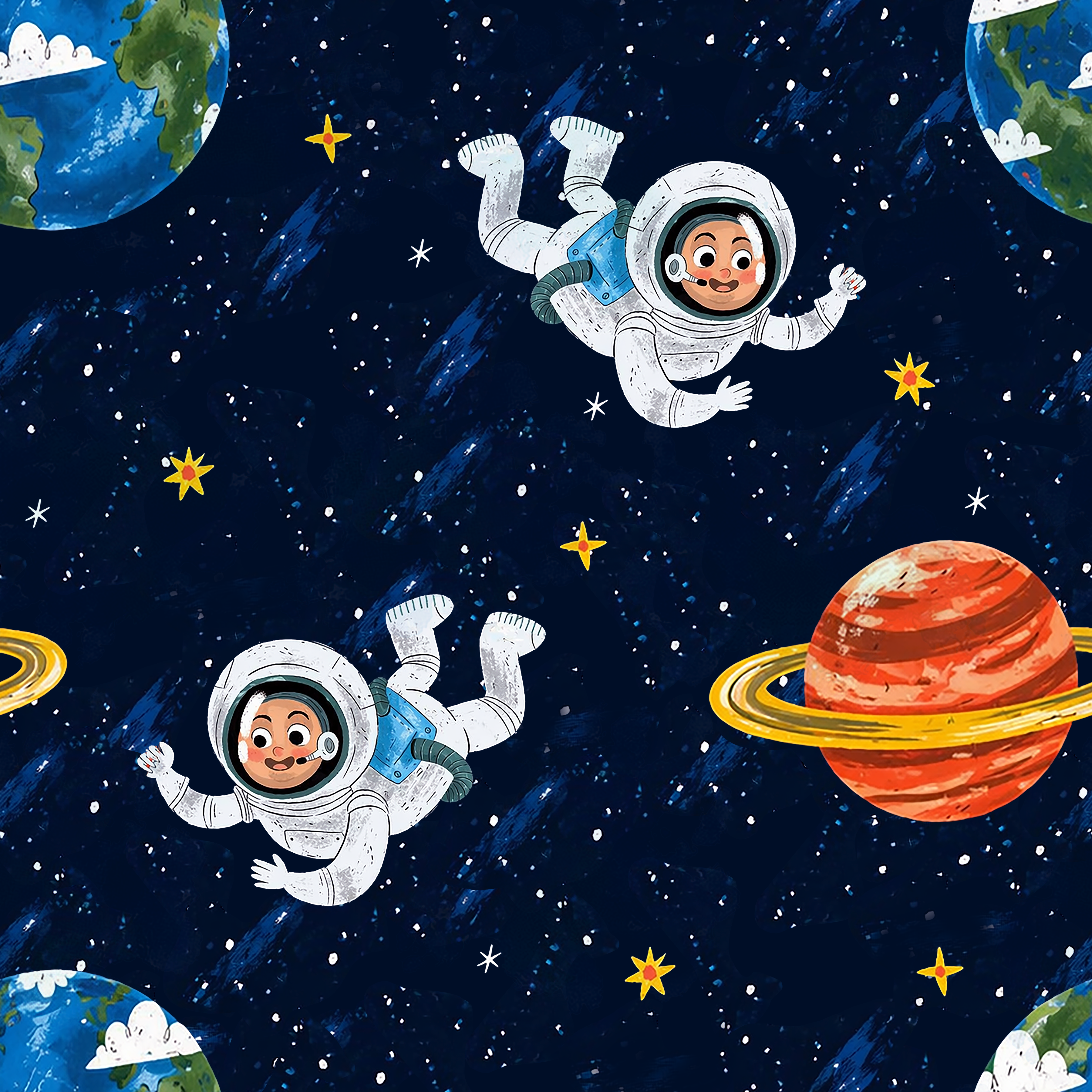 Starlight Explorers Wallpaper