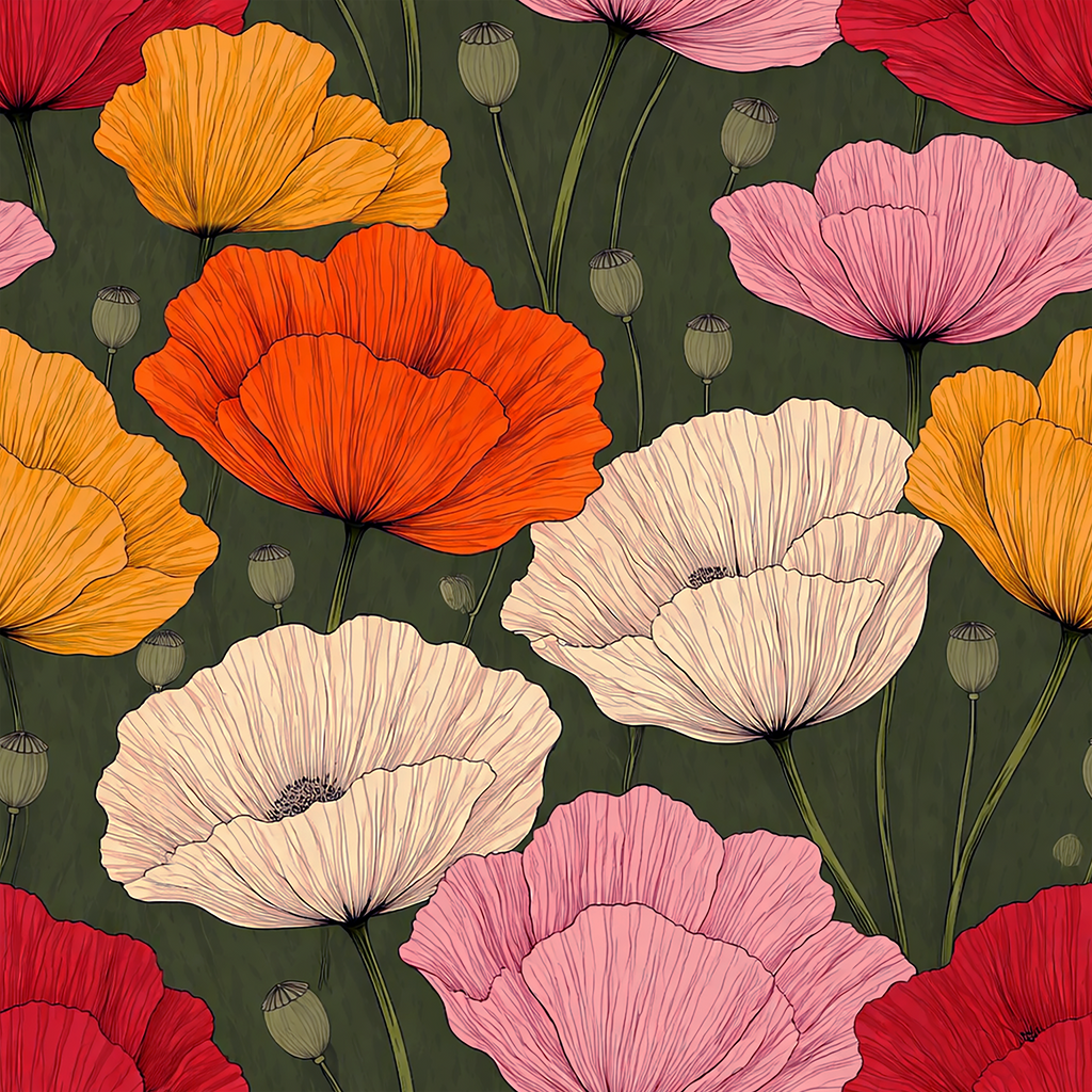 Sunlit Botanical Wallpaper
