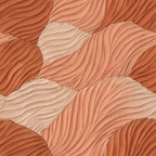 Terracotta Echo Wallpaper