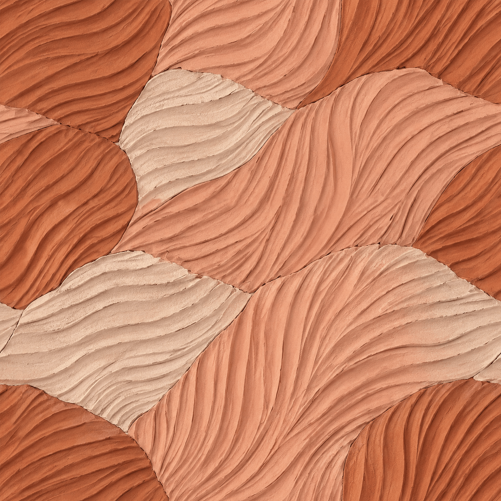 Terracotta Echo Wallpaper Peel and Stick Wallpaper | Accent Haus