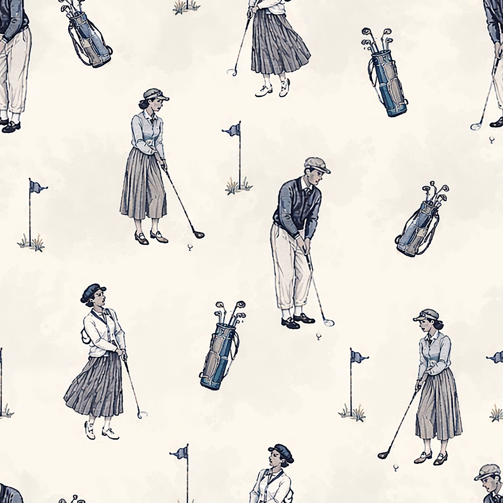 The Golfer’s Etude Wallpaper
