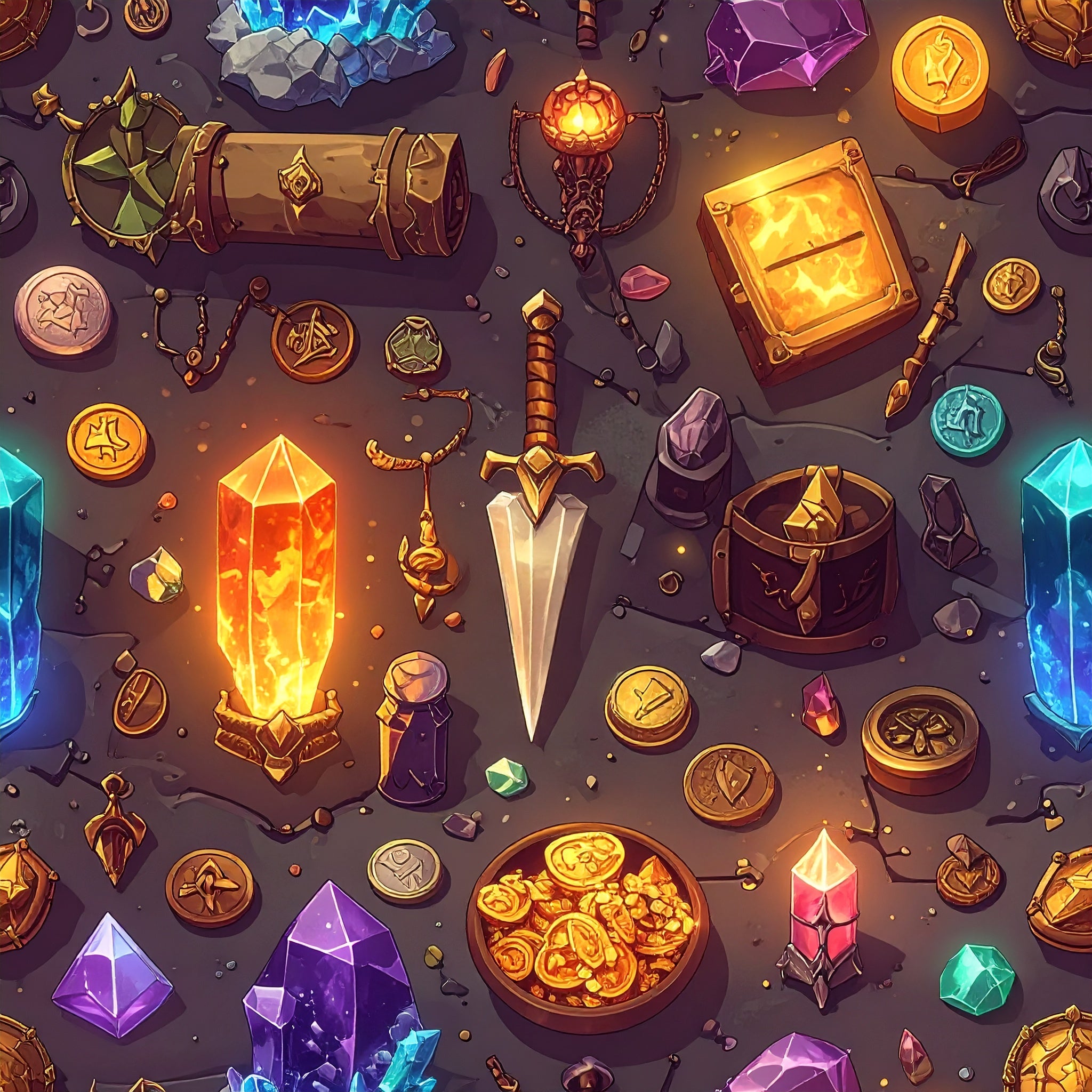 Treasure Artifact Atlas Wallpaper