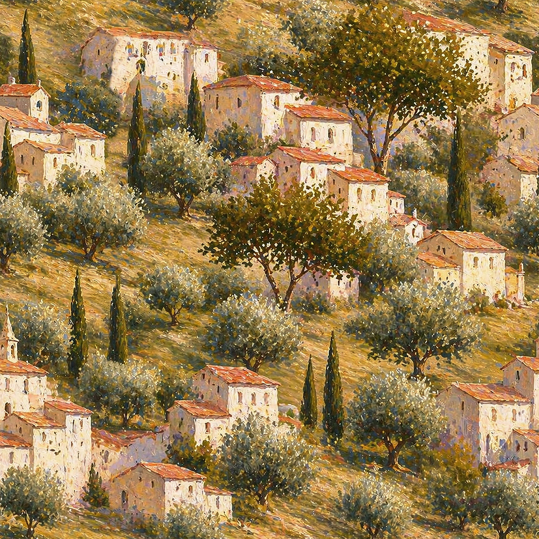 Tuscan Landscape Mural Wallpaper