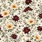 Velour Garden Noir Wallpaper