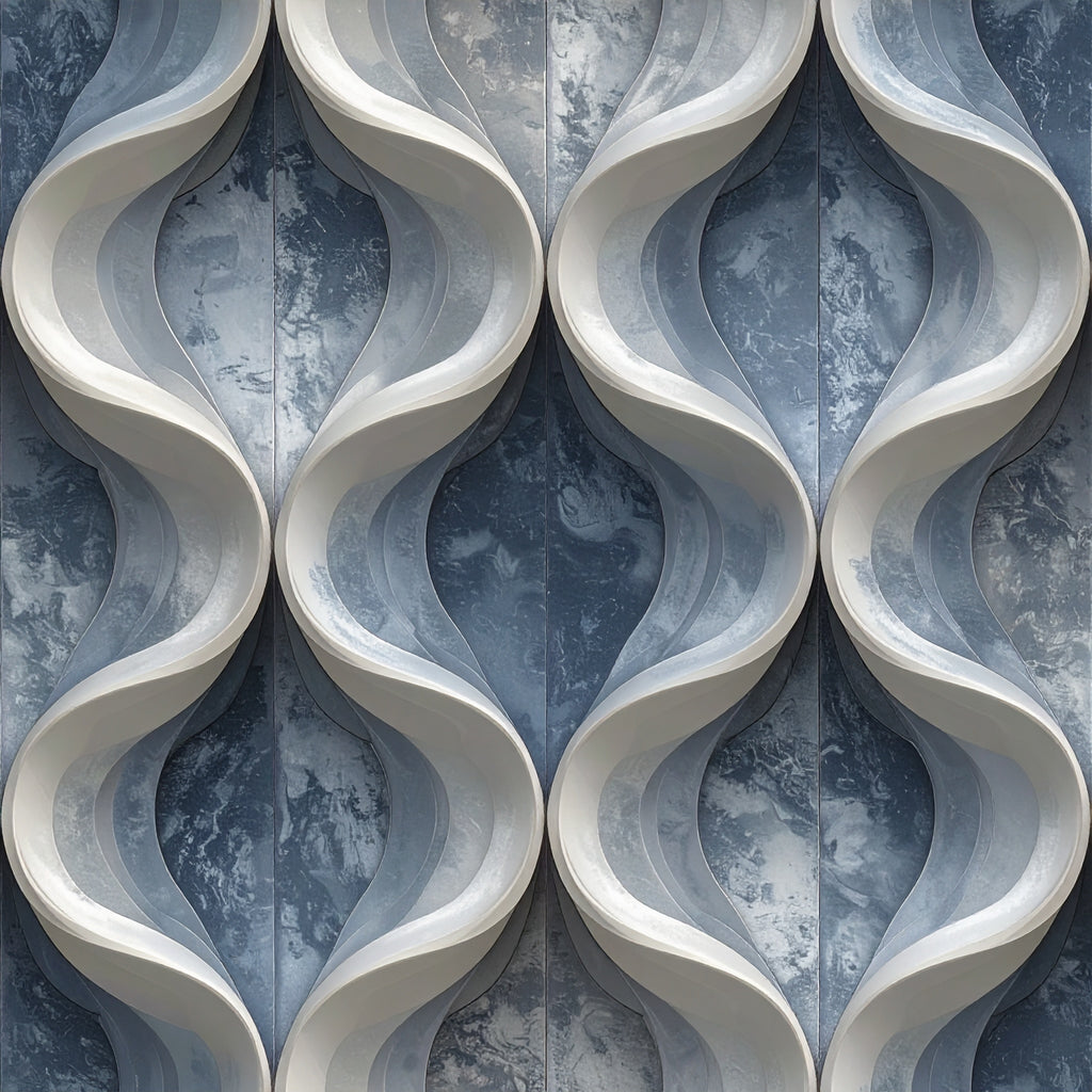 Velvet Curve Waves Wallpaper