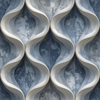 Velvet Curve Waves Wallpaper