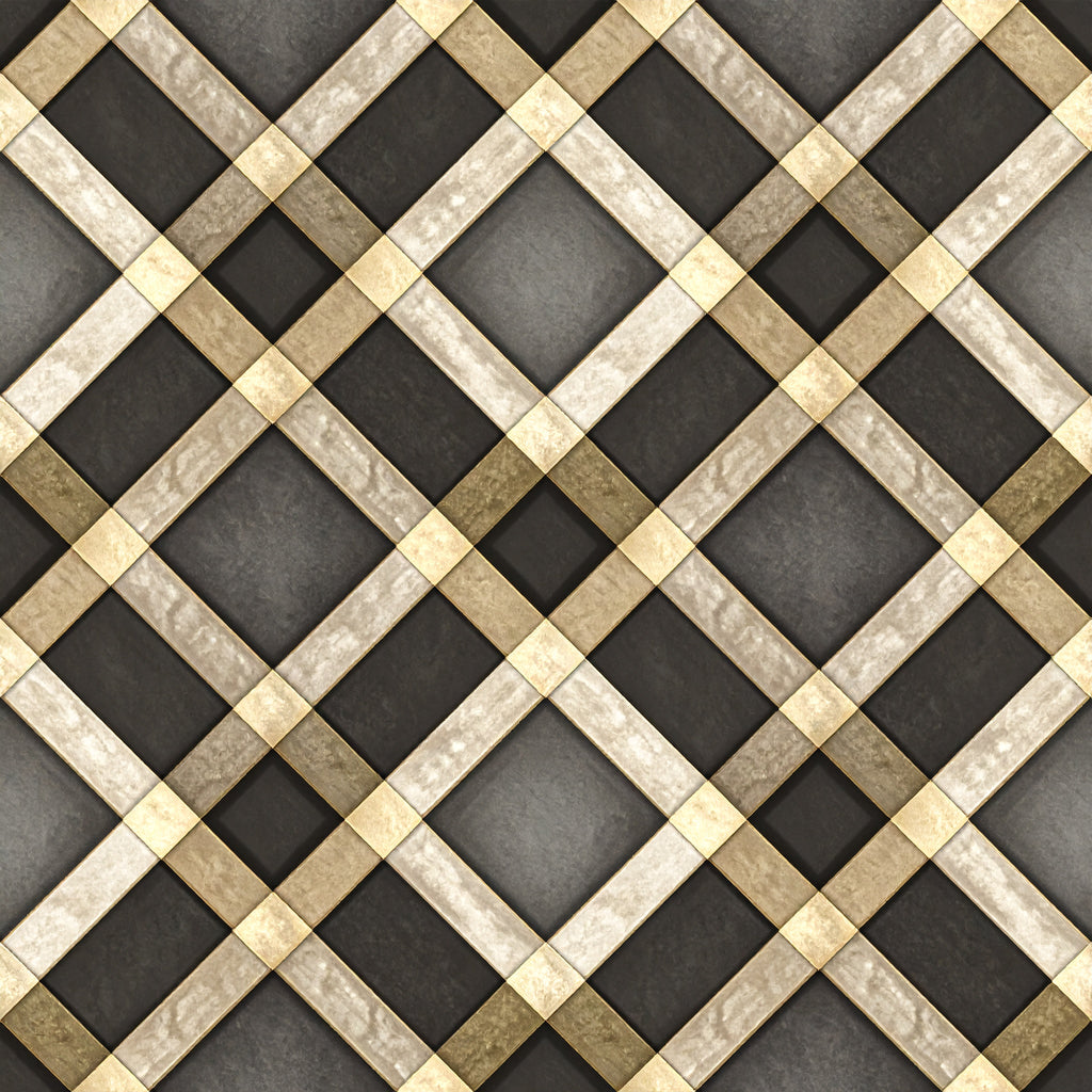 Velvet Shadow Check Wallpaper