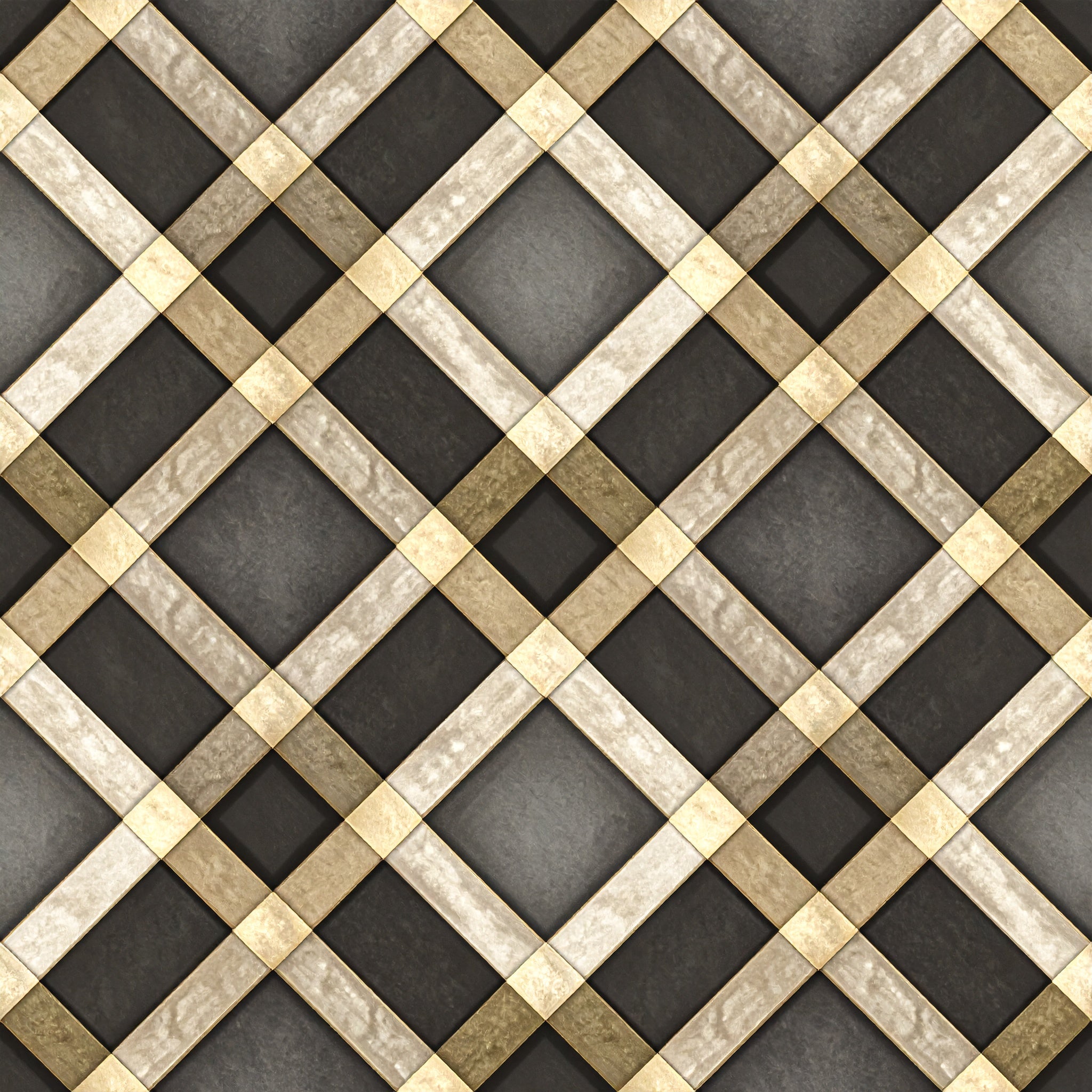 Velvet Shadow Check Wallpaper