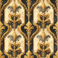Venetian Velvet Scrolls Wallpaper