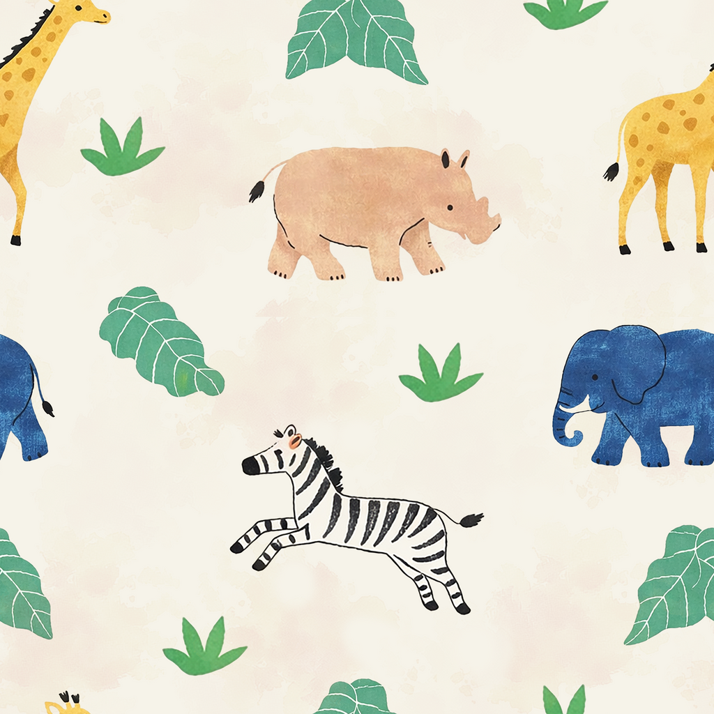 Wild Whimsy Safari Wallpaper