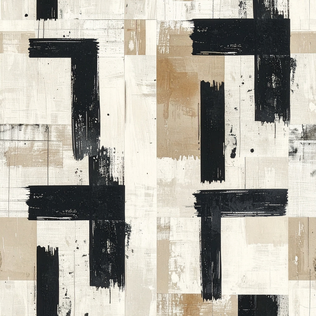 Woven Grid Rhythm Wallpaper