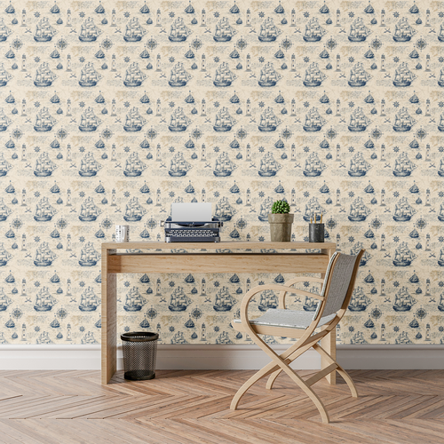 Atlas Map Vintage Wallpaper
