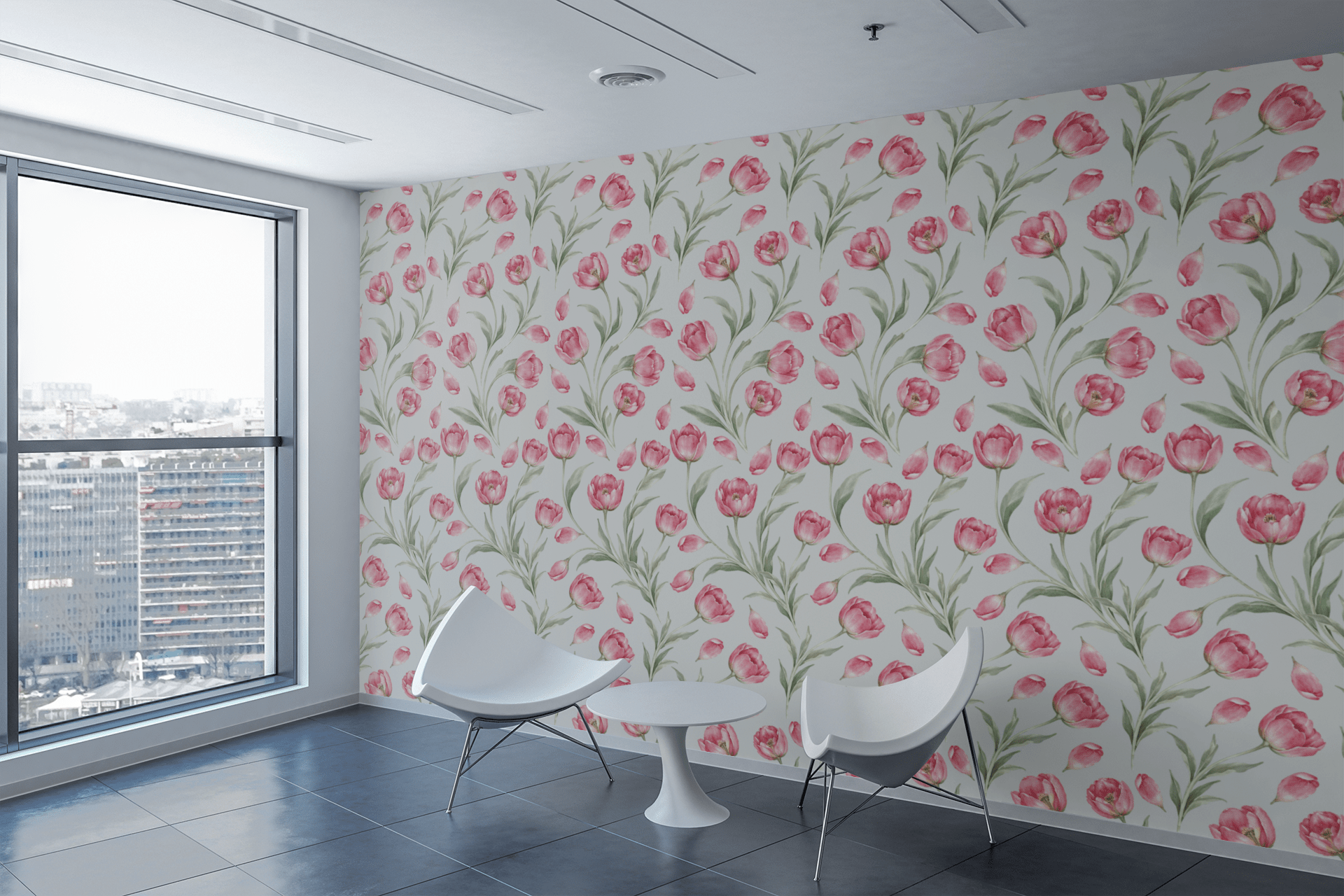 Blush Garden Waltz Wallpaper Peel and Stick Wallpaper | Accent Haus