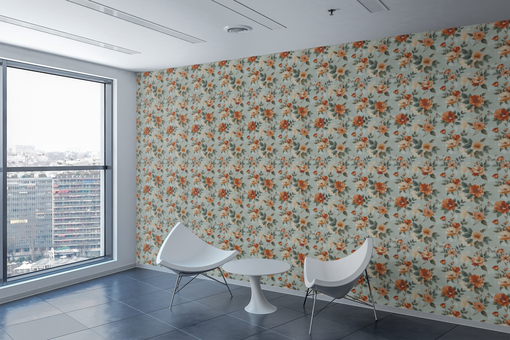 Earthy Botanical Harmony Wallpaper