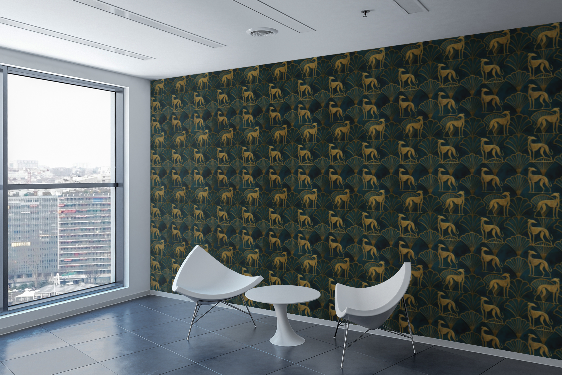 Greyhound Gatsby Wallpaper