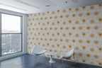 Boho Sunburst Pattern Wallpaper