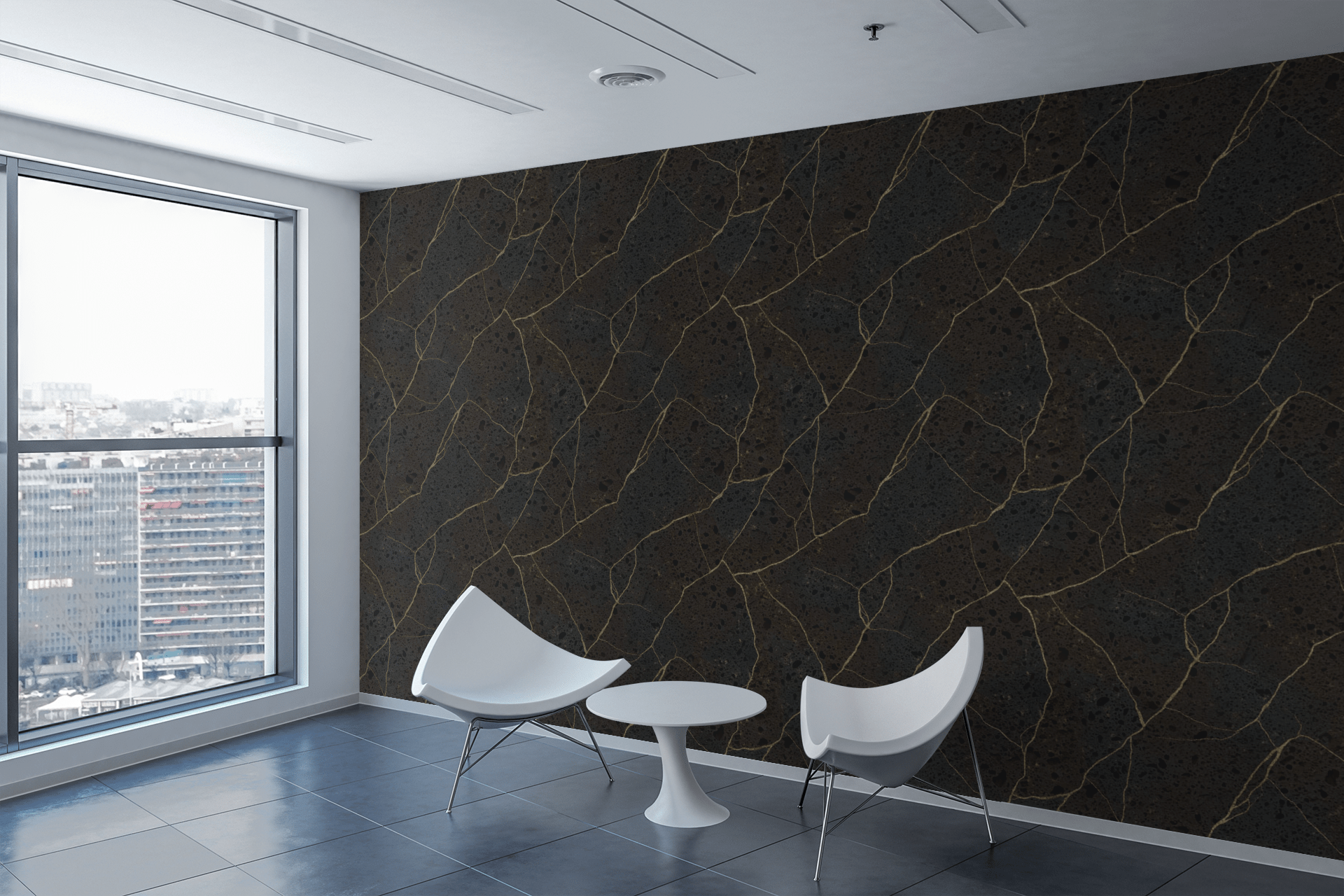 Auric Obsidian Wallpaper Peel and Stick Wallpaper | Accent Haus