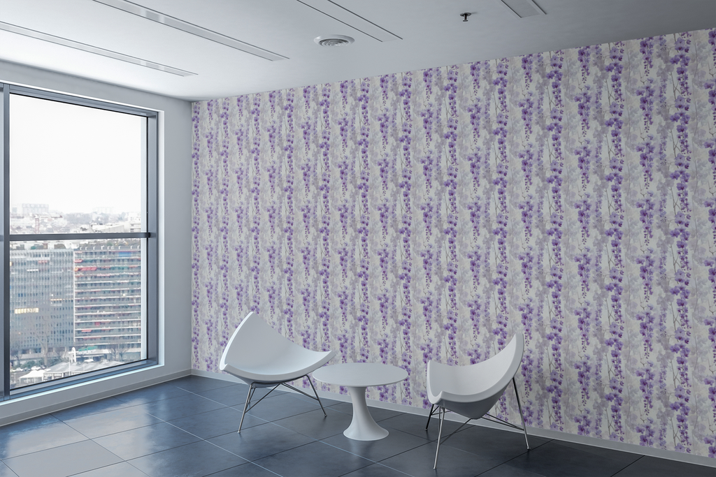 Orchid Cascade Harmony Wallpaper