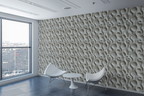 Embossed Lunar Currents Wallpaper
