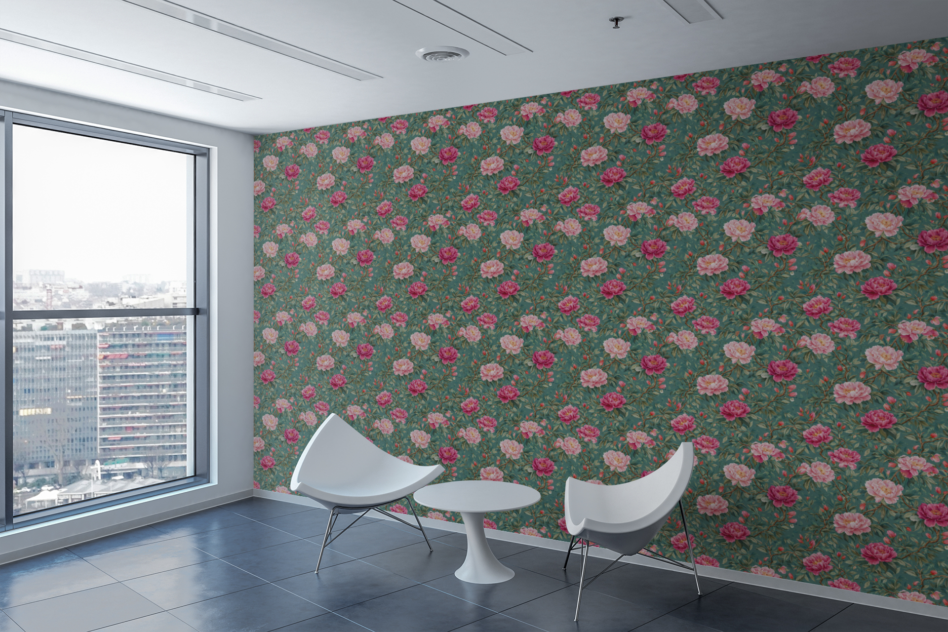 Eternal Peony Bloom Wallpaper