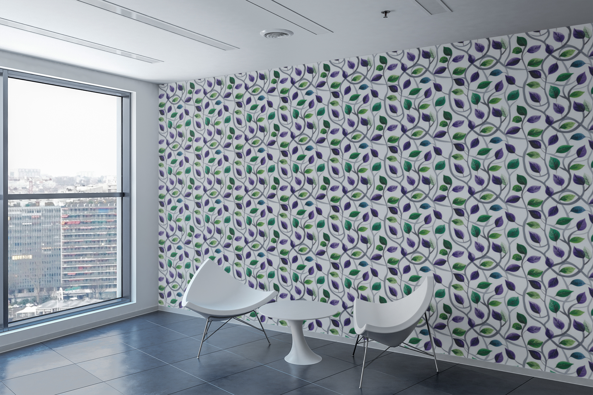 Vine Wave Continuum Wallpaper
