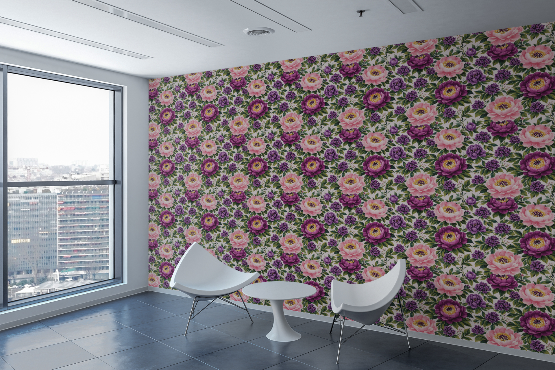 Ethereal Peony Rhapsody Wallpaper