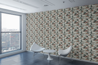 Holiday Village Toile Wallpaper