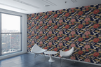Chinoiserie Garden Scene Wallpaper