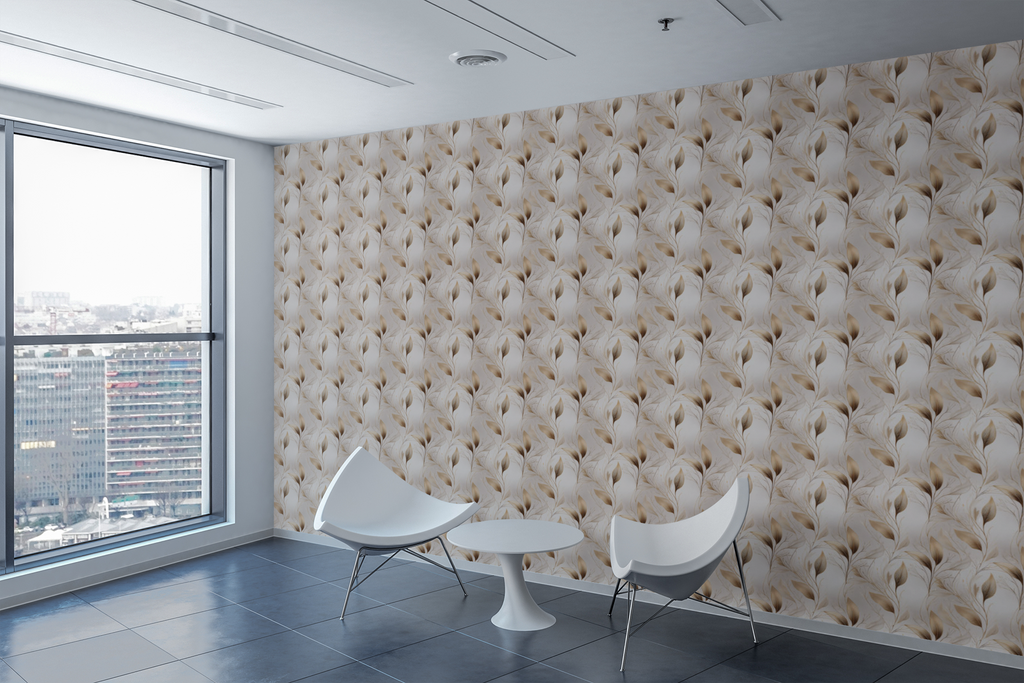 Golden Willow Whispers Wallpaper