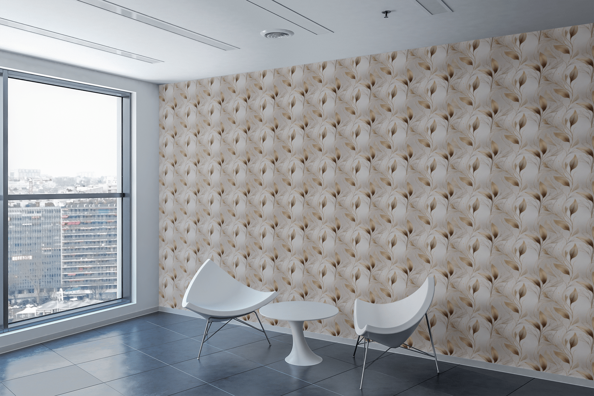 Golden Willow Whispers Wallpaper Peel and Stick Wallpaper | Accent Haus