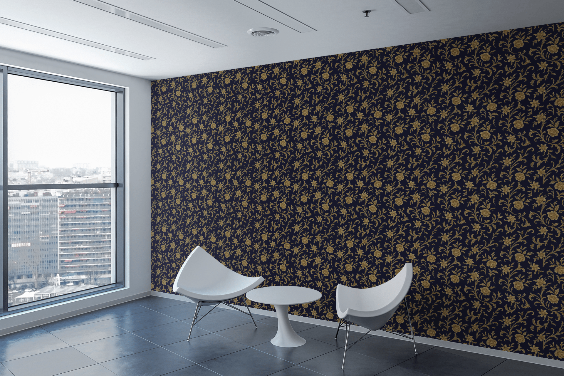 Gilded Baroque Wallpaper Peel and Stick Wallpaper | Accent Haus