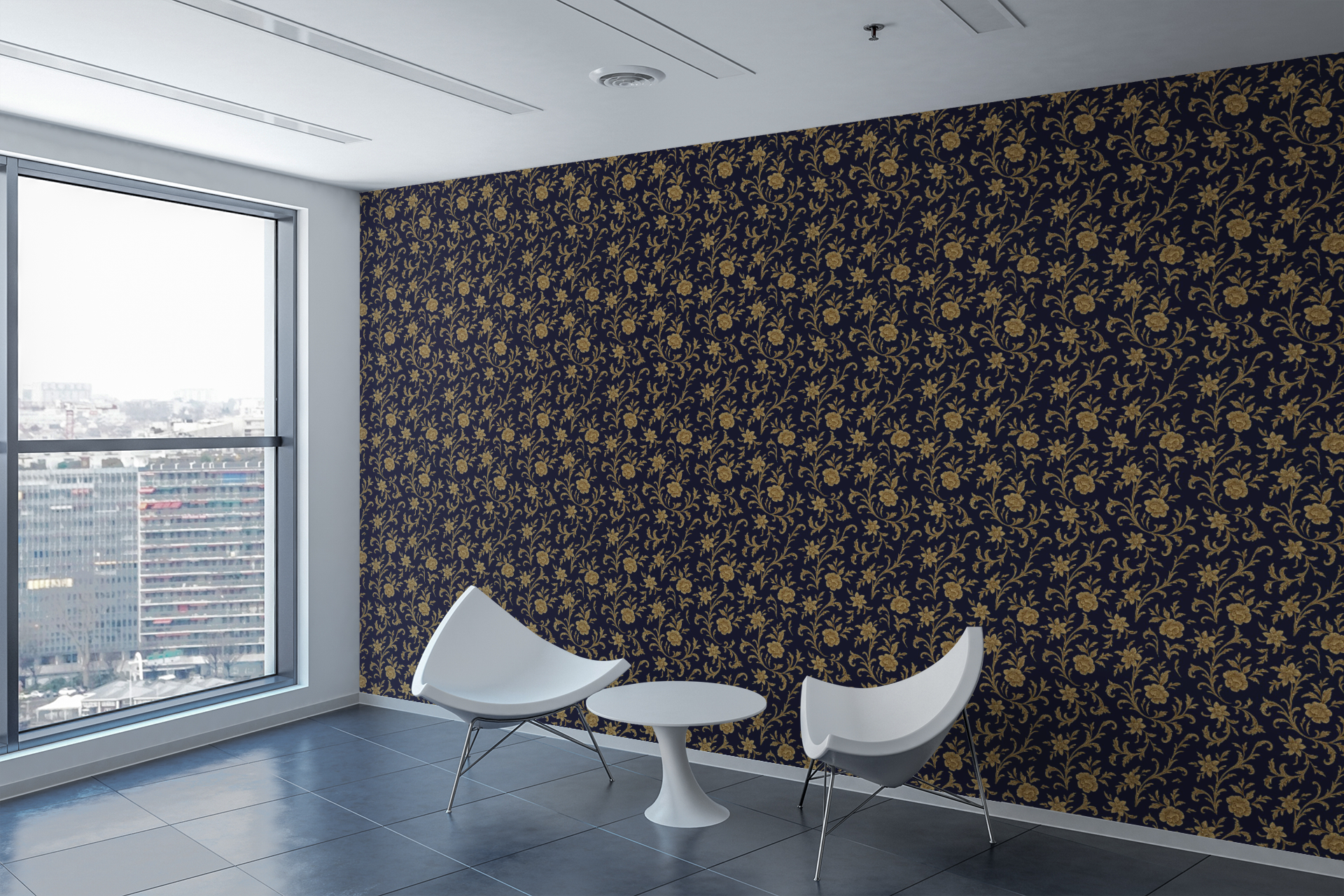 Gilded Baroque Wallpaper