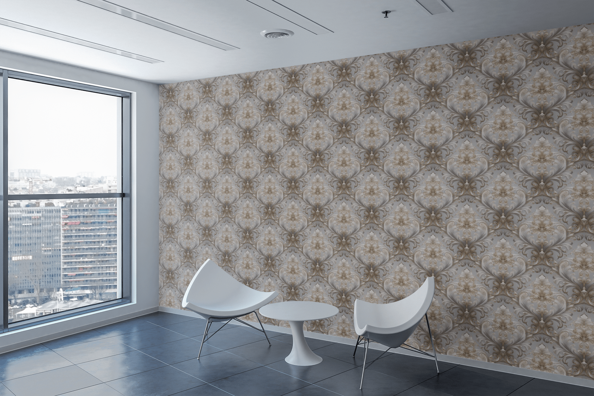 Gilded Ethereal Baroque Wallpaper Peel and Stick Wallpaper | Accent Haus
