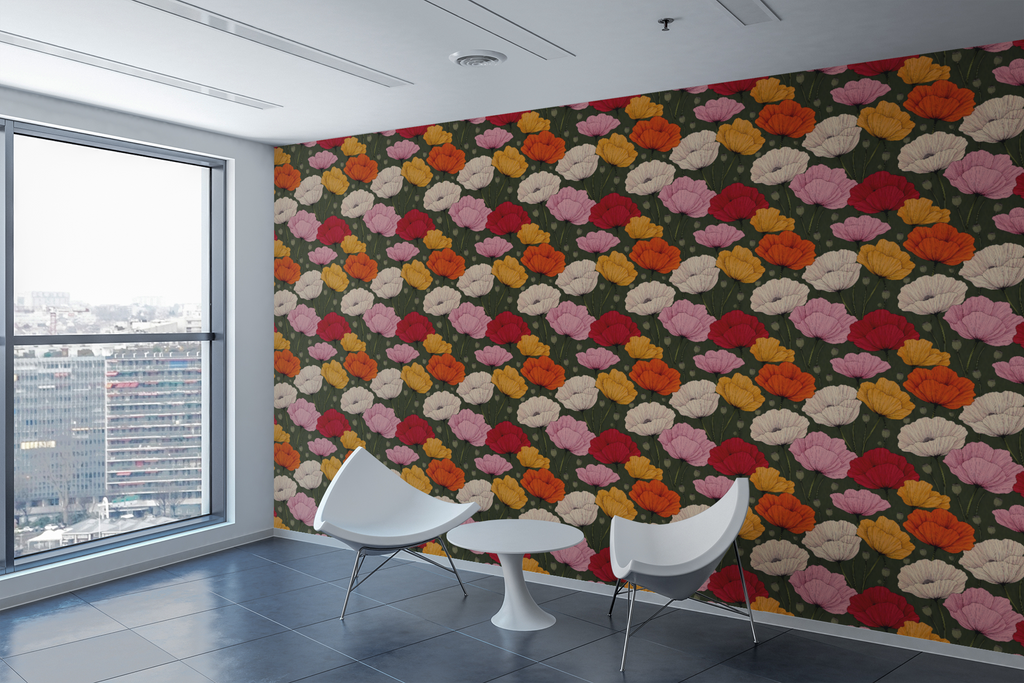 Sunlit Botanical Wallpaper