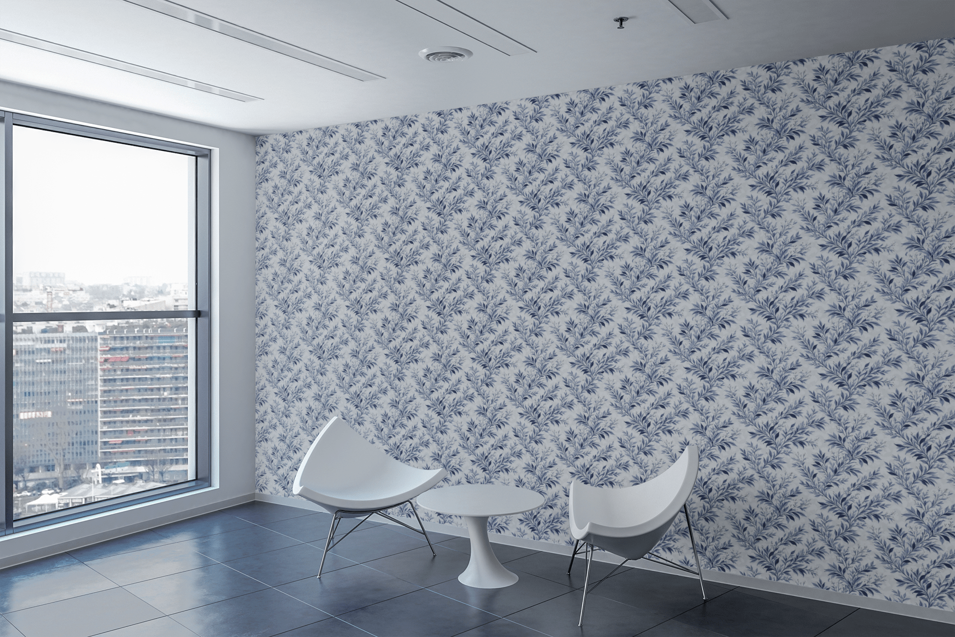 Bluevine Serenade Wallpaper Peel and Stick Wallpaper | Accent Haus