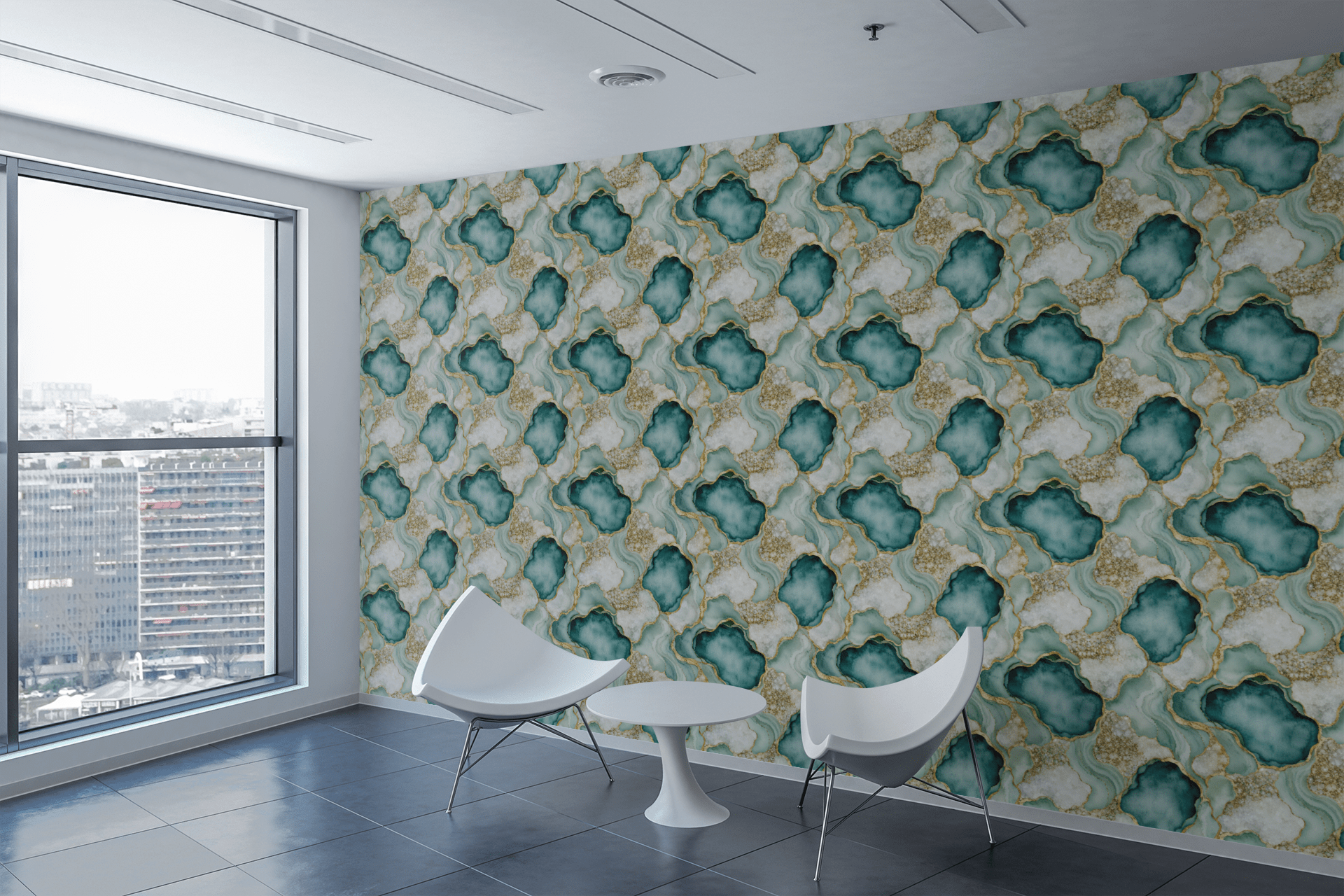 Sea Glass Drift Wallpaper Peel and Stick Wallpaper | Accent Haus
