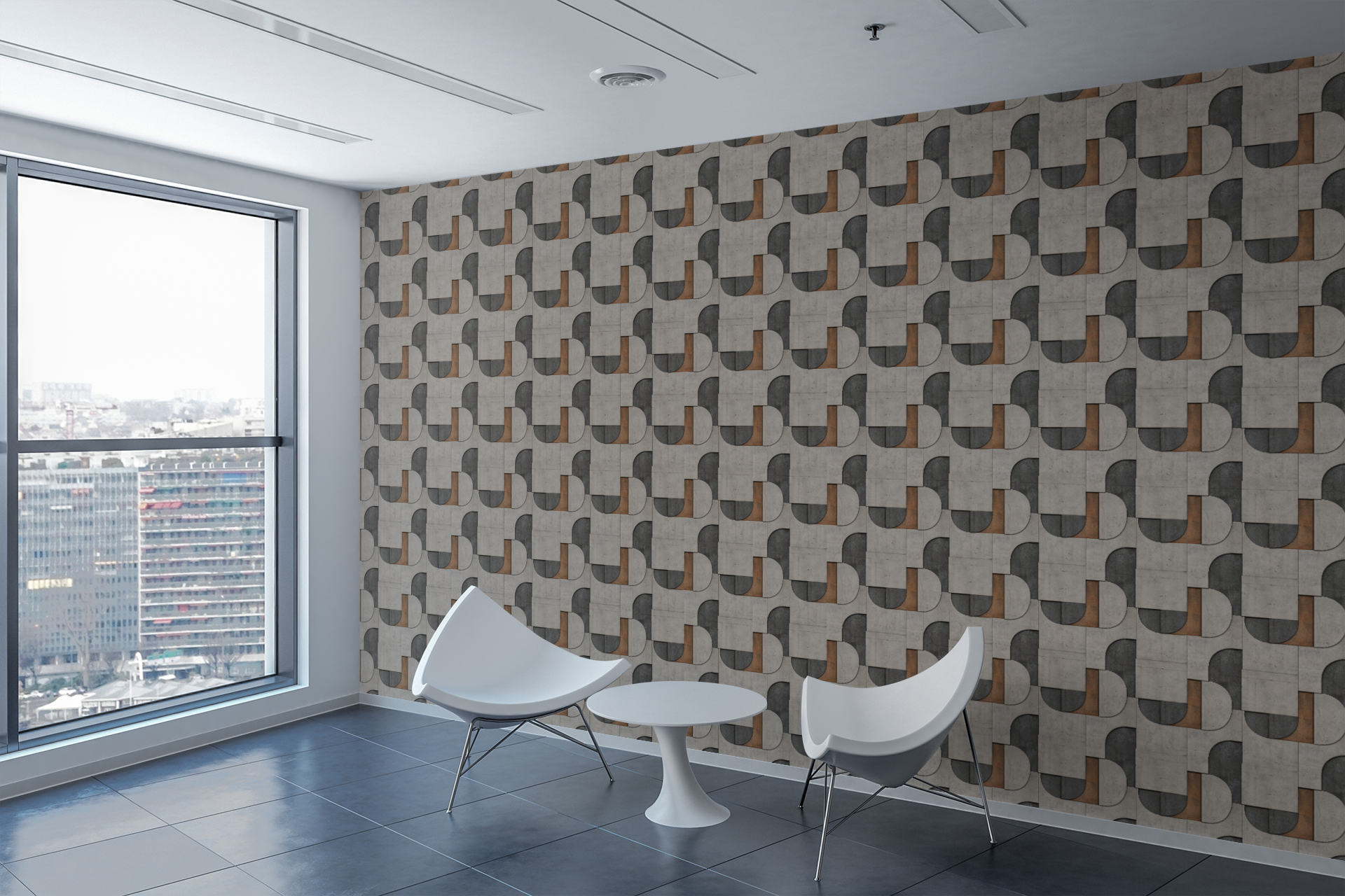 Industrial Concrete Texture Wallpaper